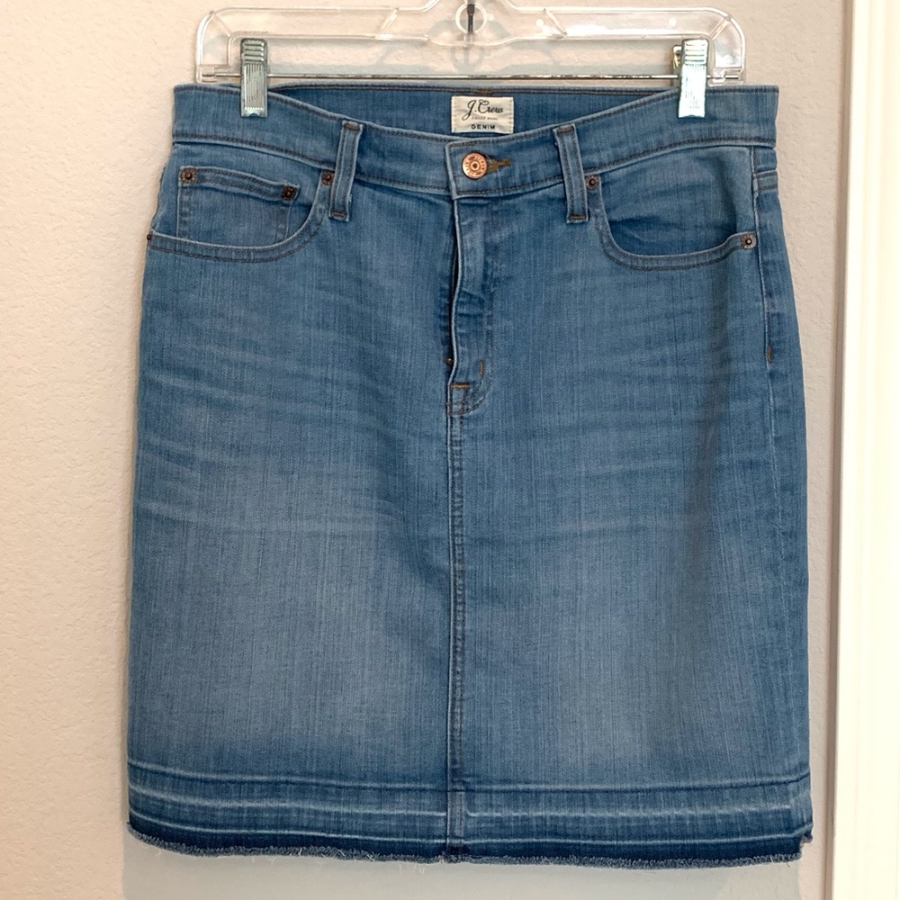 J Crew Jean Skirt
